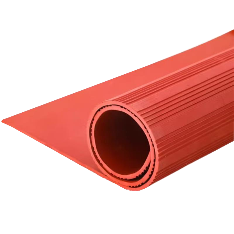 鑫迈凯斯 高压绝缘橡胶板 耐磨防滑地垫 宽1米厚6mm[35KV]平方米