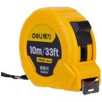 得力 卷尺 DL9010Y 黄色 钢卷尺