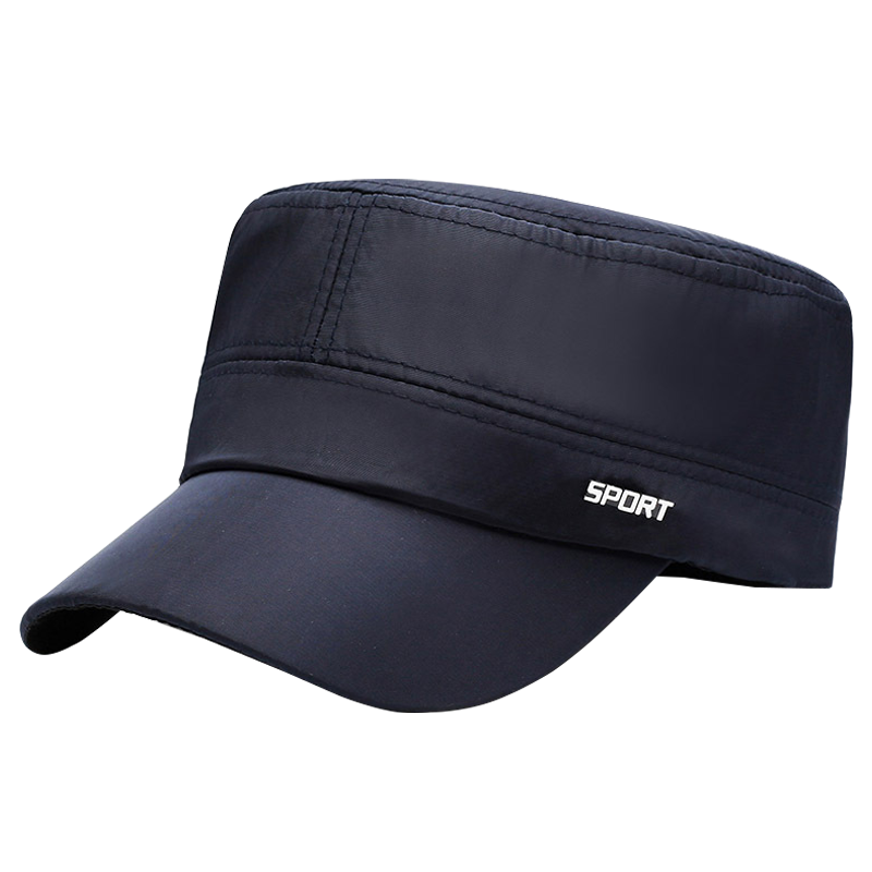 林可思 遮阳平顶帽 YD-2024d63黑色 顶