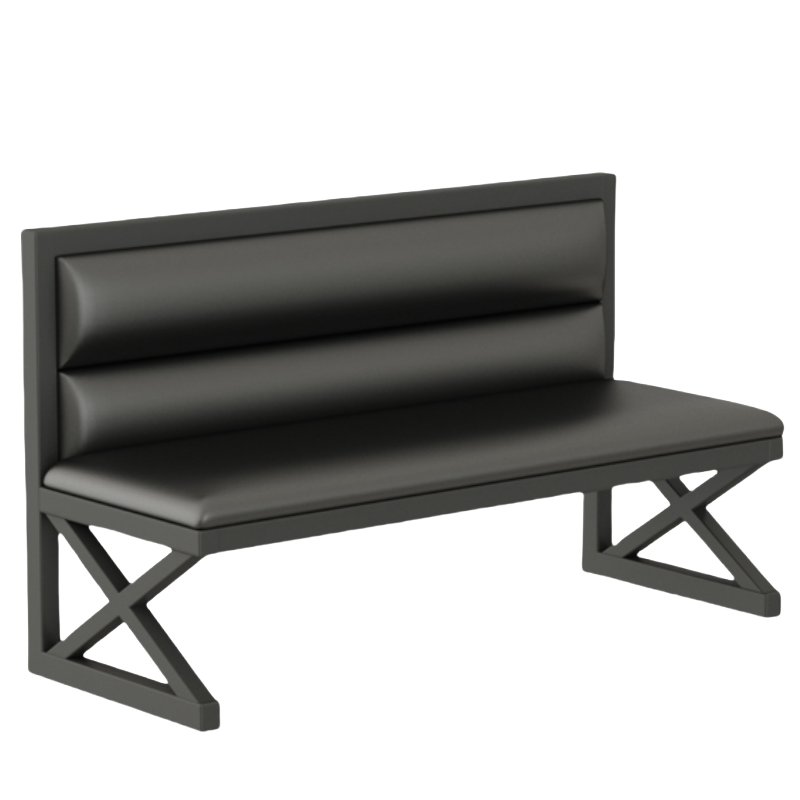 铭思达卡座沙发双人位张