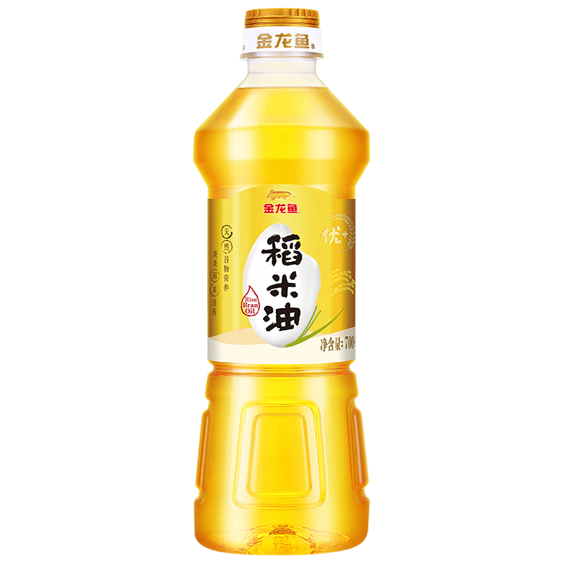 金龙鱼 3000PPM 稻米油700ML瓶米糠植物油食用油小瓶