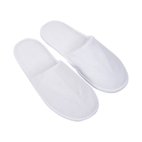 林可思 拖鞋 (防滑款)白色珊瑚绒滴塑底 双