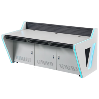 锦北调度台办公桌指挥中心操作台监控室工作台控制桌DY灯光款三联