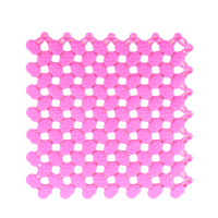 小仙马 小脚丫浴室防滑垫 20*20cm 块