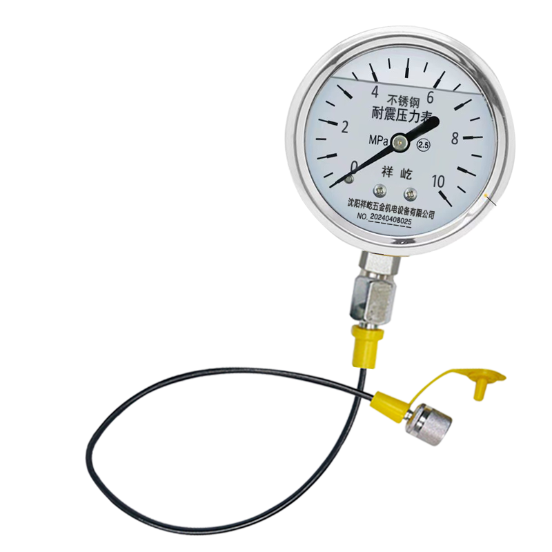祥屹 不锈钢耐震压力表(含测试软管) YN60BF 块