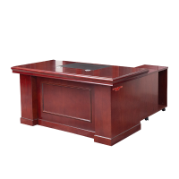盛松林 办公桌 班桌160*80*76cm(带边柜) 套