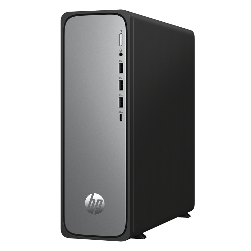 惠普(HP)星Desk S03-046rcn 台式电脑主机(酷睿i3-14100 带键鼠套装 16G DDR5 1TB固态)星空灰 家用办公商务网课高性能5年保修