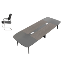 鑫木樽会议桌320*120*75cm十椅套