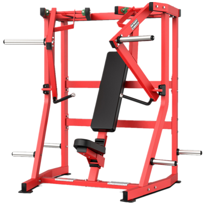 康力强KLQ906商用悍马款挂片系列健身房坐姿分动式下斜推胸器械