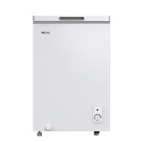 美菱100升 一级能效家用小冷柜 保鲜冷藏柜 顶开门冰柜卧式白色冰箱柜 BC/BD-100DT