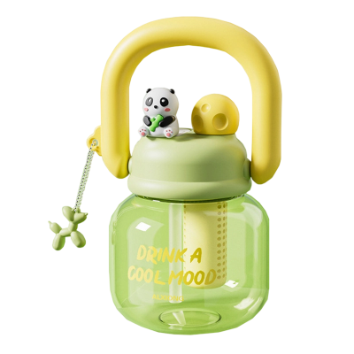 梵澜狸大肚吸管杯塑料水杯YQ47 个