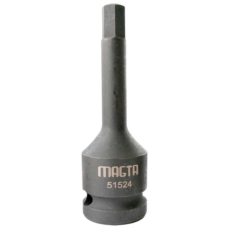 玛吉塔工(MRO MAGTA)风动旋具套筒 气动旋具套筒 重型旋具套筒 六角旋具套筒 51525 1/2" H9