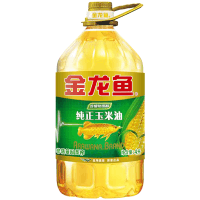 金龙鱼纯正玉米油4L家用烹饪非转压榨一级植物油食用油