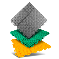 欧百娜悬浮地板室外篮球场地垫室内外幼儿园学校操场小区拼装塑胶地板