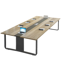 河洛伟业 会议桌1.6m+4椅套