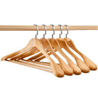 河洛伟业实木衣撑40cm组