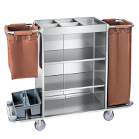 豫龙都布草车不锈钢个