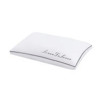 伊伊爱 经典刺绣全棉羽丝绒枕芯