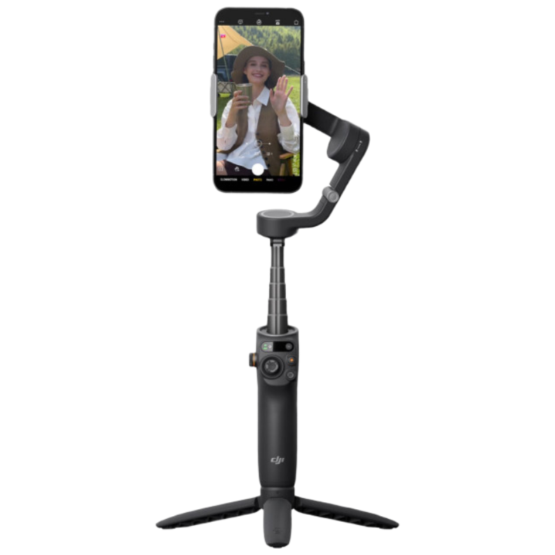 大疆 手持稳定器 DJI Osmo Mobile 6 暗岩灰 OM手机云台 折叠可伸缩自拍杆 增稳防抖vlog单位:1
