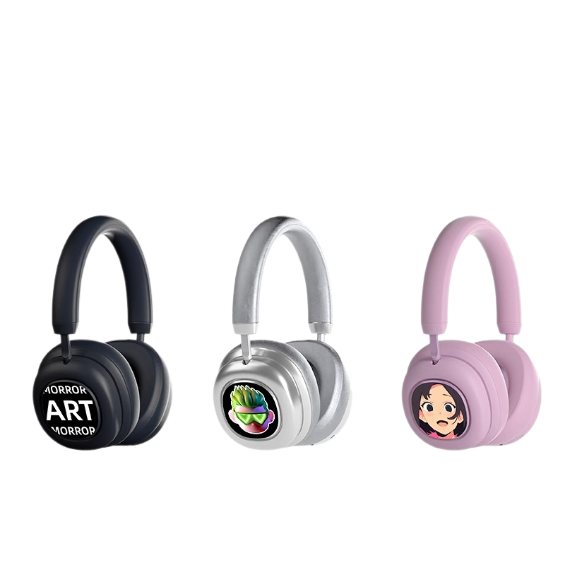 MorrorArt VWS X1头戴式无线蓝牙显示耳机单屏-蓝黑色