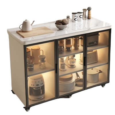 桃锦堂玻璃 餐边柜