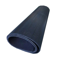 铁工邦 防滑橡胶板细条纹防滑橡胶垫 1.5米宽10米长3mm厚 卷