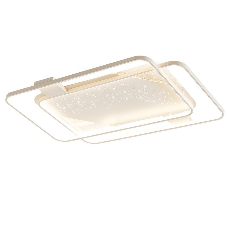 雷士照明[白星雨]舒适光吸顶灯主客厅灯语音智能现代简约灯具LED中山灯具镂空星光灯效