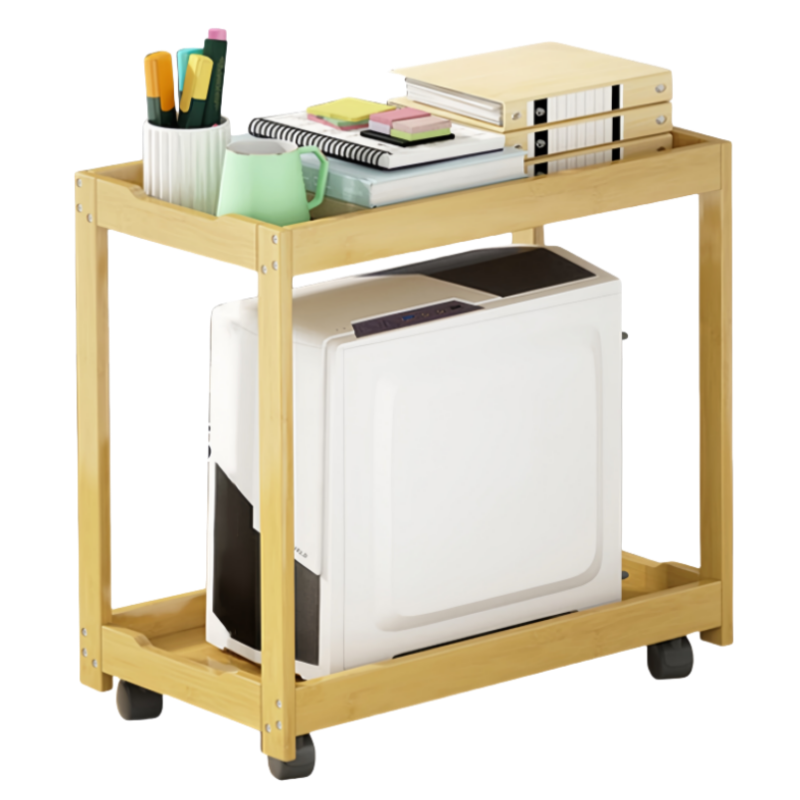 悦兴诚木质主机托29cm四轮个