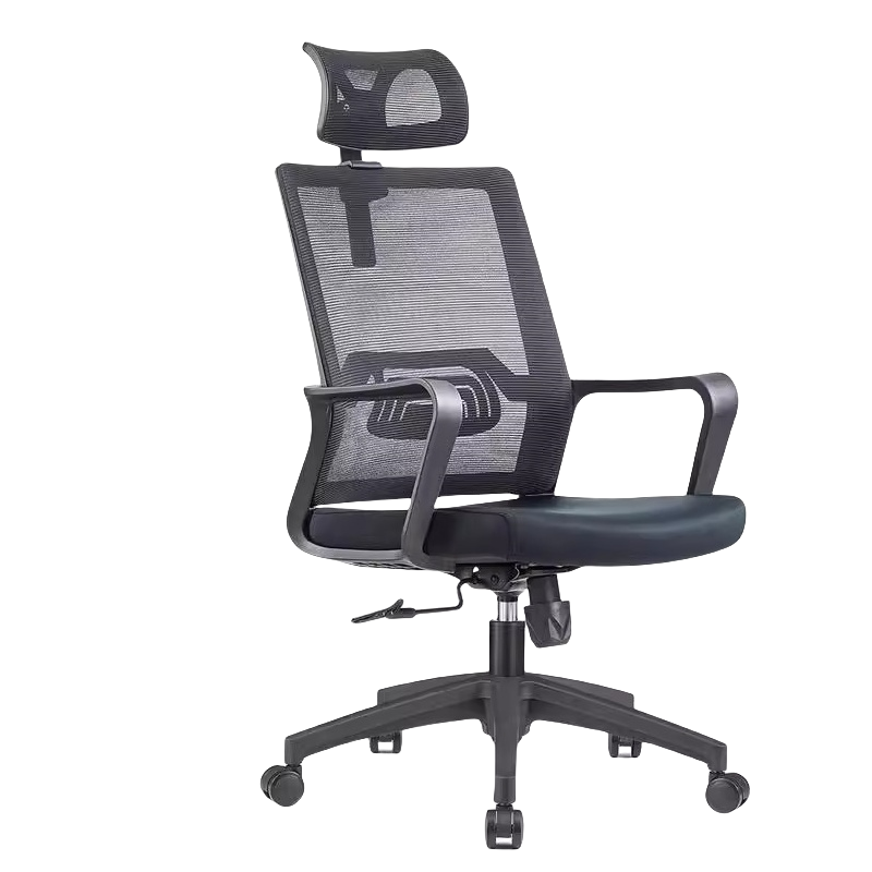 铭思达人体工学椅黑色把