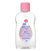 强生婴儿润肤油100ml 宝宝按摩油 可抚触去头垢 矿物油卸妆油