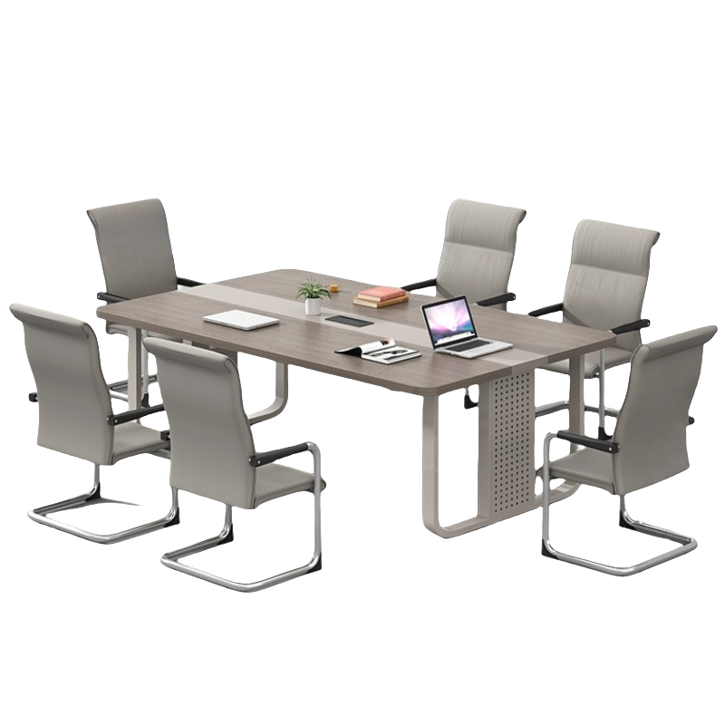 铭思达会议桌2米+6椅套