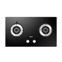 海尔(Haier)燃气灶天然气灶双灶聚能直喷智能熄火保护宽频5.2KW火力台嵌两用嵌入式灶JZT-Q2BE50(12T)