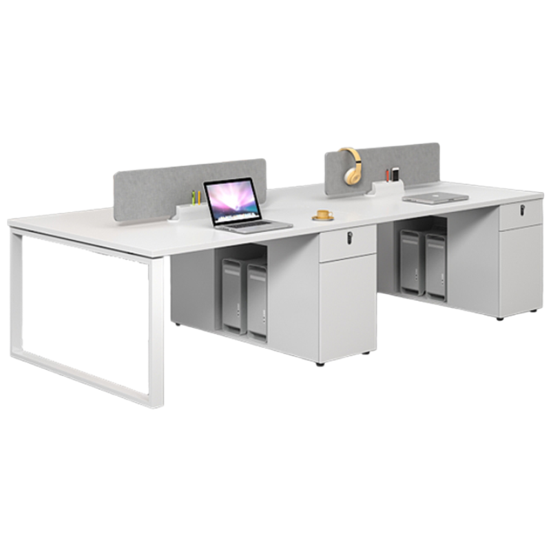 现代简约职员桌面对面六人位 3600*1200*750mm/张