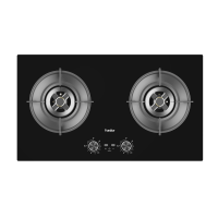 Fardior/法迪欧燃气灶JZT-2B903台嵌两用天然气灶具钢化玻璃面板5.2kW大火力家用燃气灶 一级能效