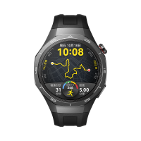 HUAWEI/华为 WATCH GT 5 Pro 46mm 曜石黑 黑色氟橡 玄玑感知系统 纳米微晶陶瓷 进阶运动