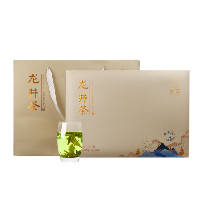 春茶安徽天方茶叶400g龙井绿茶春茶 雨前浓香型龙井 茶叶礼盒装 越州产区