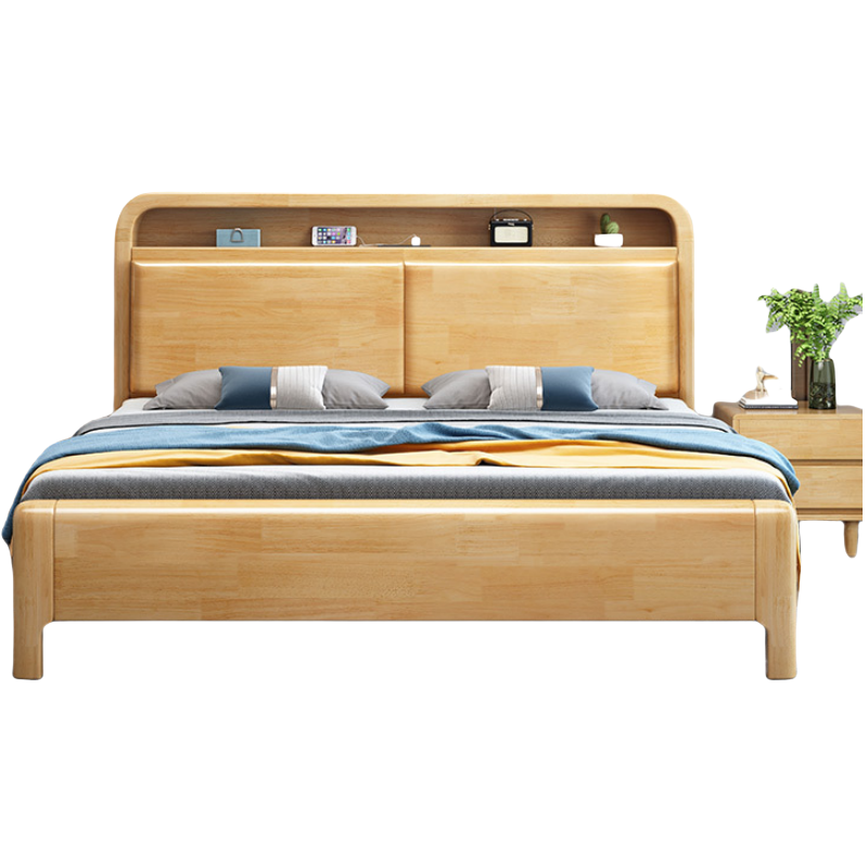 豫龙都床+床头柜1.5m套