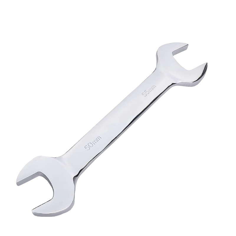 立伟铁牛镜面双开扳手50×55mm/把