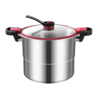 梵澜狸304不锈钢加厚加深复底锅无涂层煲汤锅D73 个