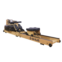 舒华(SHUA)水阻划船机家用 室内健身器材划船器进口原木划船器SH-R5100