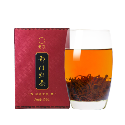 [中华特色]池州馆 天方祁红工夫茶 100g/盒装 祁门红茶 功夫碎红茶 安徽天方茶叶 华东