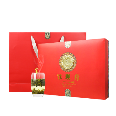 [中华特色]池州馆 天方清香型铁观音茶 400g/听 茶叶礼盒装 铁观音 乌龙茶 茶礼盒 华东