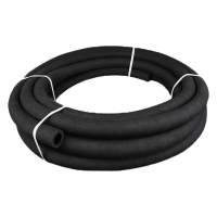 鑫迈凯斯 高压橡胶管 黑色缠绕夹线橡胶管 内径19mm4层线18米(耐压20公斤) 卷
