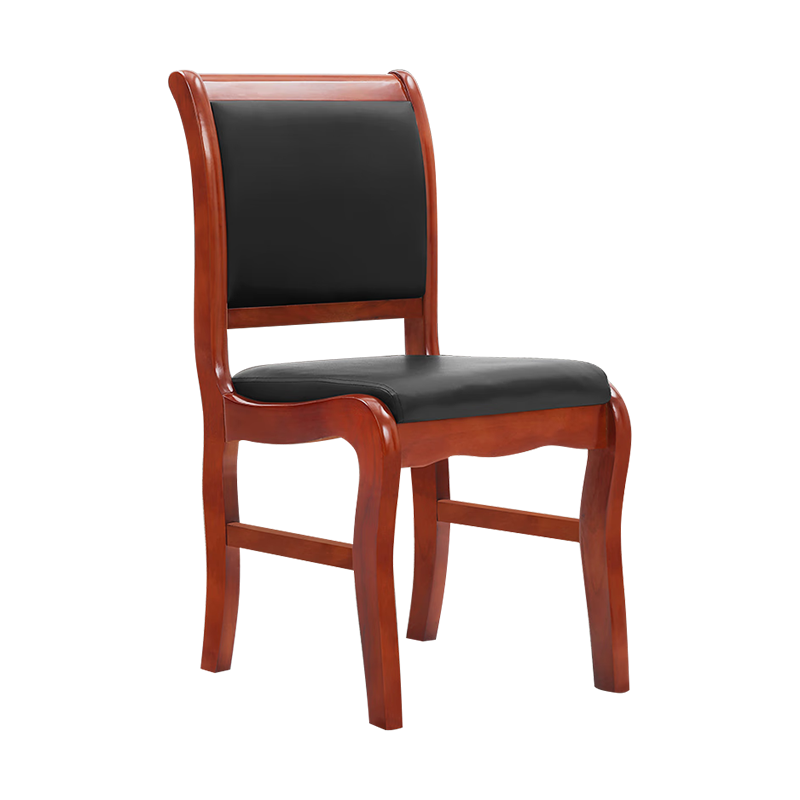 晋瑞达 实木办公椅会议椅(牛皮)480*500*900mm/把
