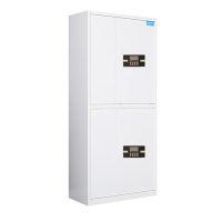 馨飞虎保密文件柜密码锁指纹锁机密档案柜双节二抽/台