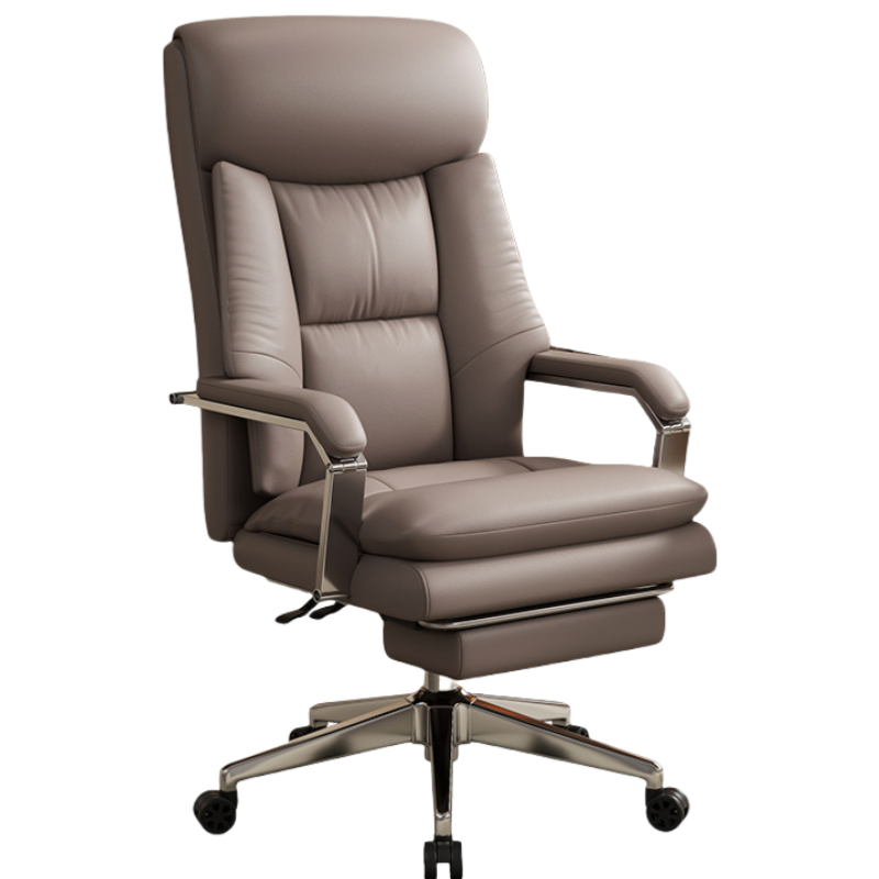 烁恒老板椅浅咖色把
