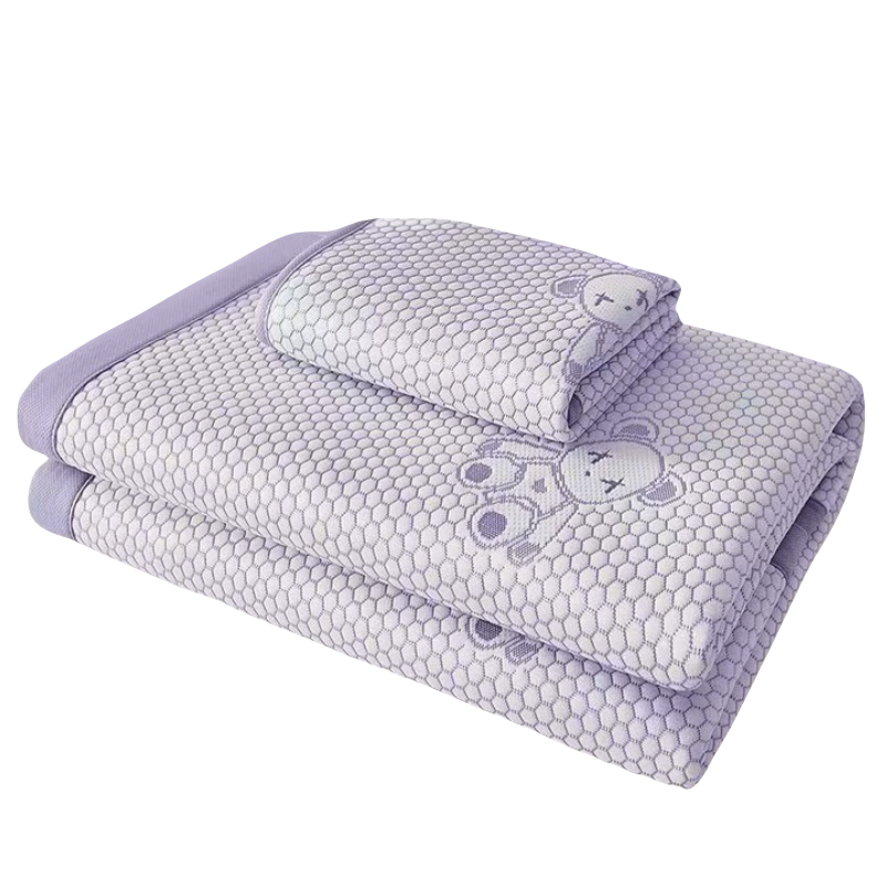 荺炬冰丝席两件套