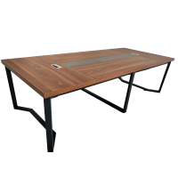 森源龙 钢架会议桌 1000*1000*750mm(米)