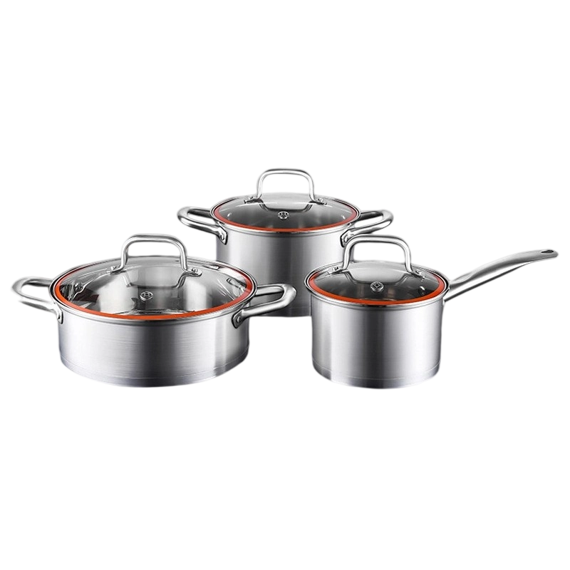 梵澜狸无涂层不锈钢炊具套锅SZ47 套