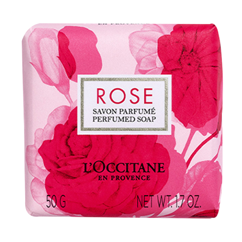 欧舒丹洁肤皂清洁滋润清爽不紧绷持久留香玫瑰皇后香氛皂50g